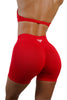 Red Recoil Scrunch Shorts