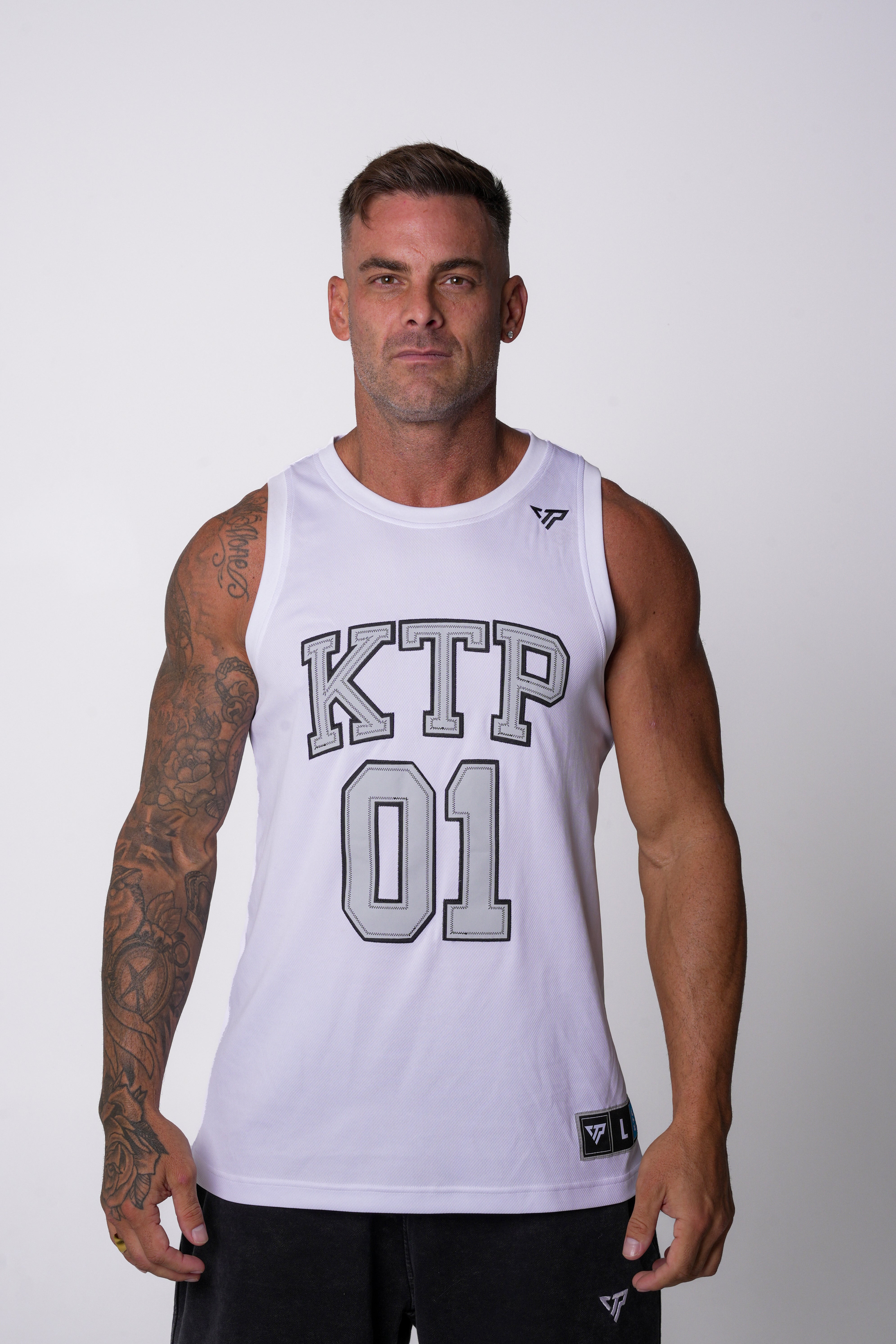 BASKETBALL TANK - WHITE