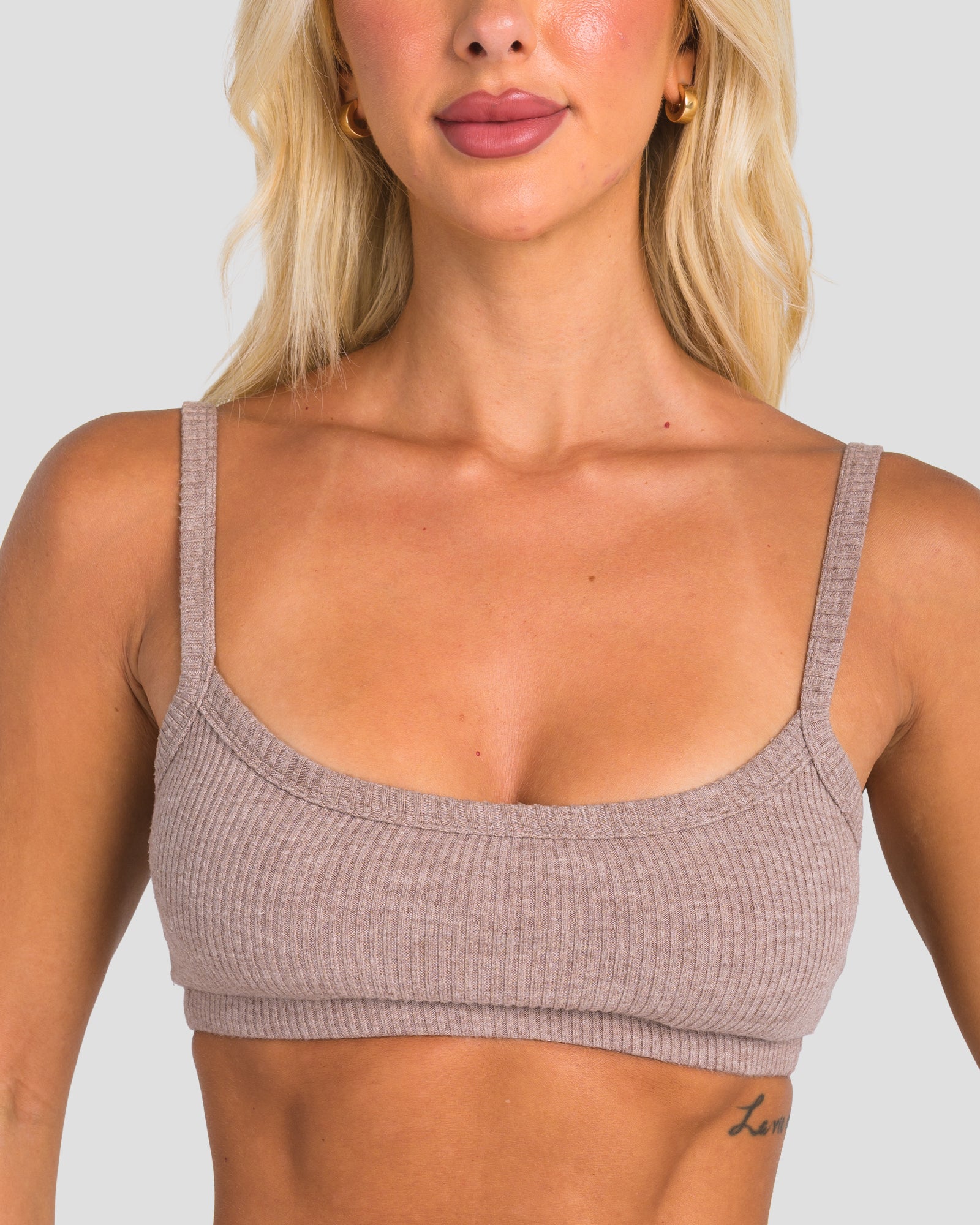OFF DUTY CROP - BROWN